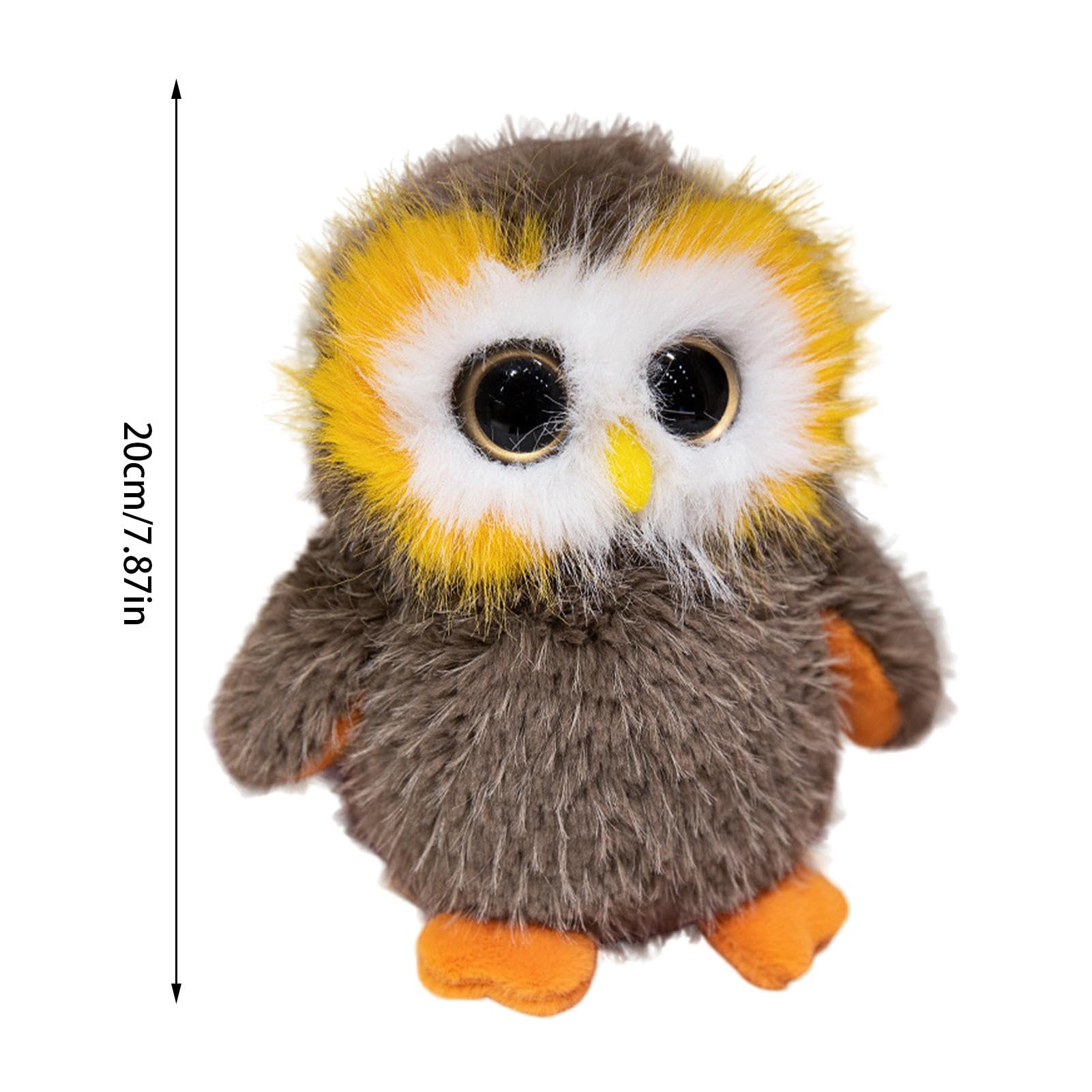 Amazon.co.jp: フクロウのぬいぐるみ - ぬいぐるみ かわいい大きな目の